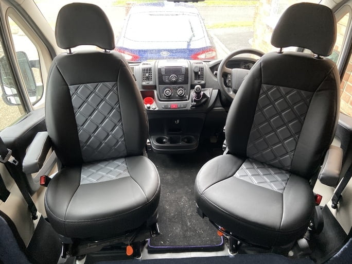 Peugeot Boxer Van 09/2006 on With Free Embroidery Fully Tailored Seat Covers