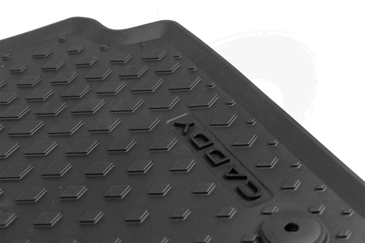 Genuine VW Caddy 21> Front Rubber Floor Mats VanPimps