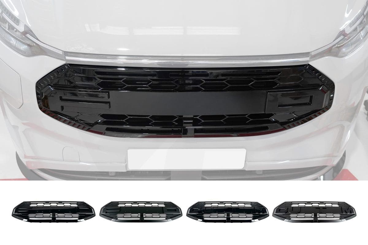 Transit Custom Raptor Paint Transit Custom MK2 2024> Raptor Style Front Grille - VanPimps